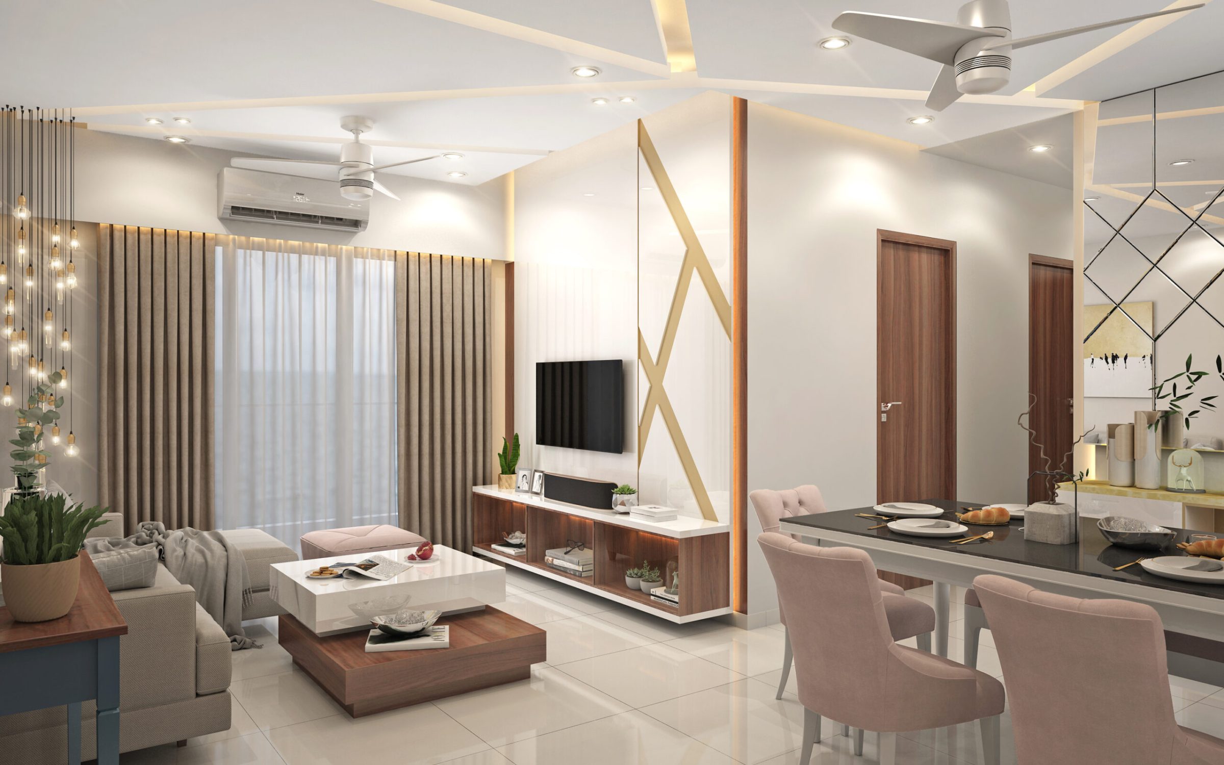 Living Room Interior Designer in Thane
